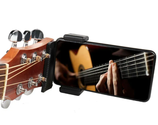Soporte para Teléfono para Guitarra — Clip para Músicos