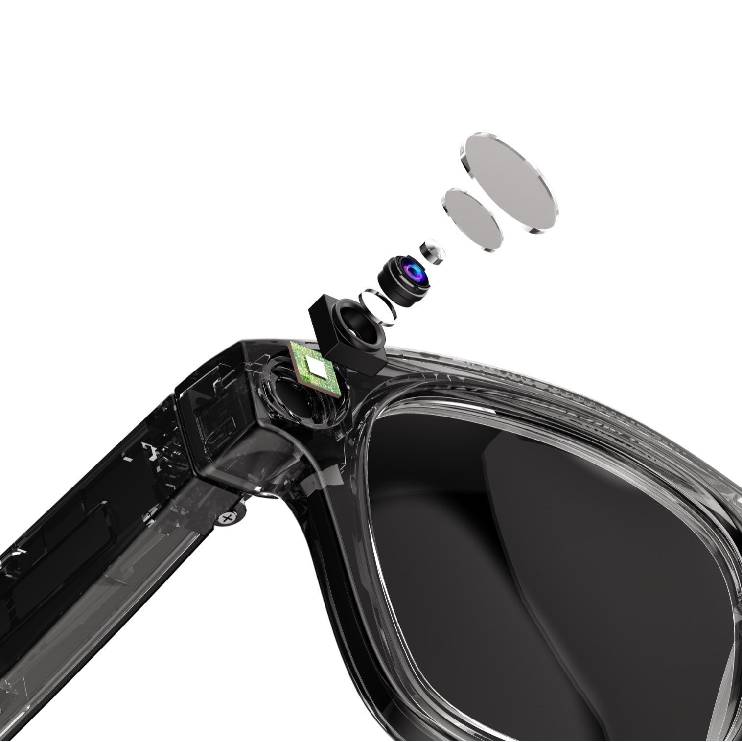 AI Camera Smart Glasses — HD Video & Spraakbesturing