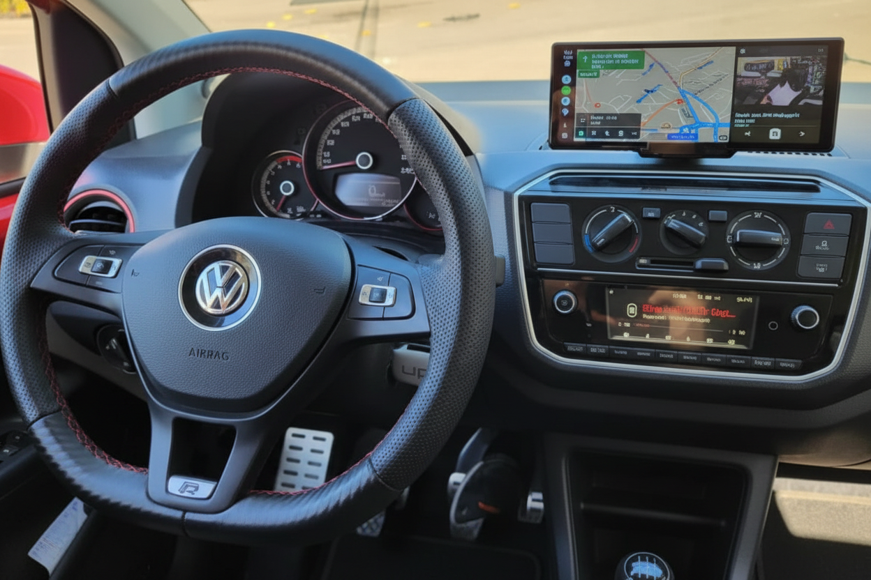 Autoscherm in VW Up verbeterd